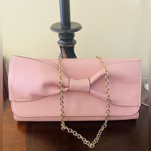 Guess pink crossbody/clutch